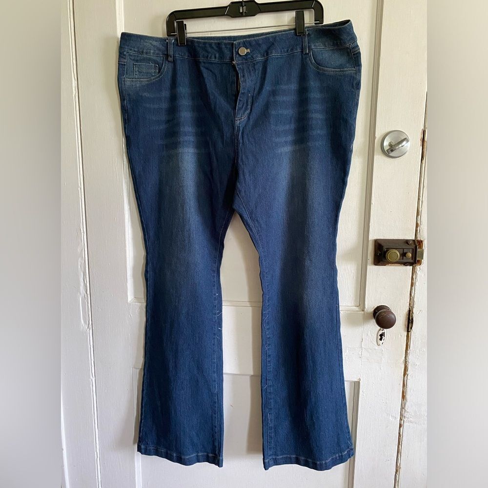 Womens Flare Jeans Plus Size XXXL